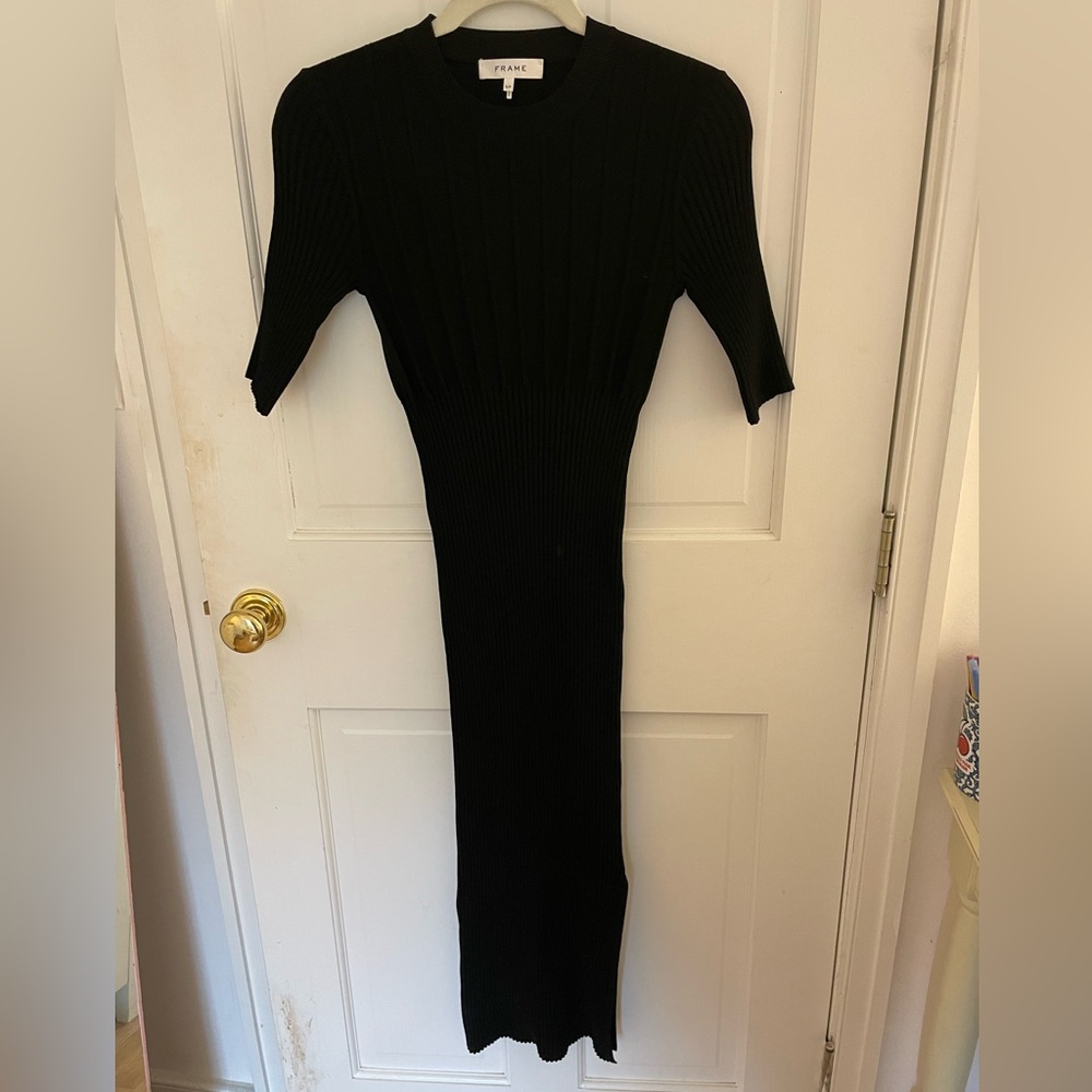 FRAME Knit Midi Dress